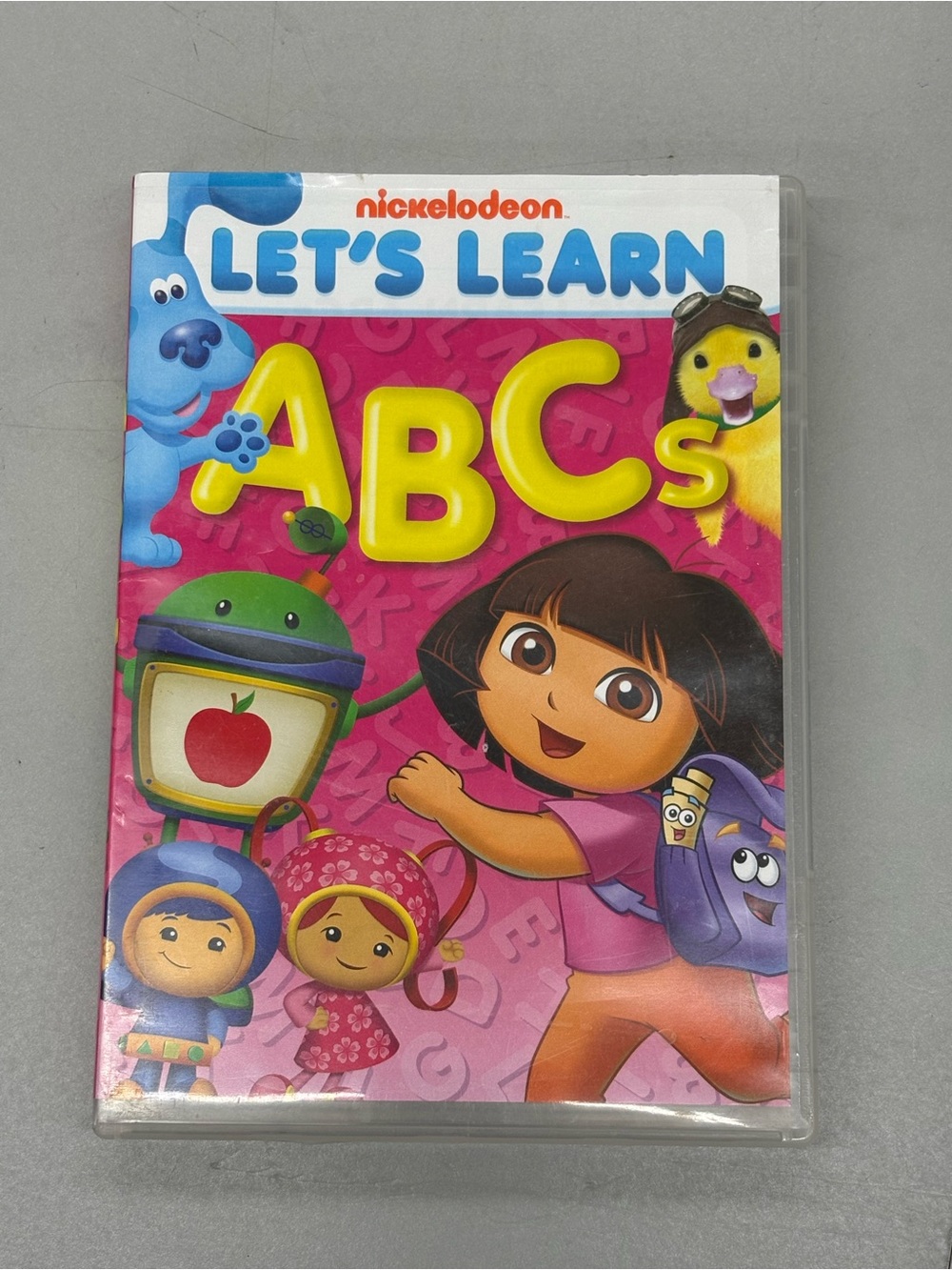 Nickelodeon Let's Learn ABCs DVD - Pink & Yellow Artwork
